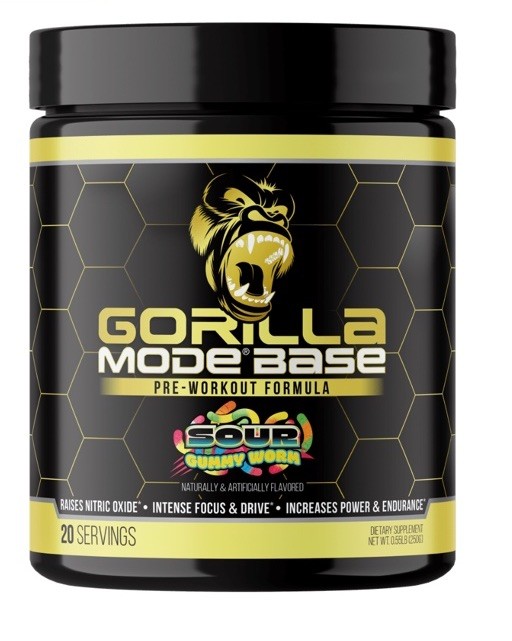 Mode® Base, Pre-Workout Formula, Sour Gummy Worm, 0.55 lb (250 g) Exp 01/29