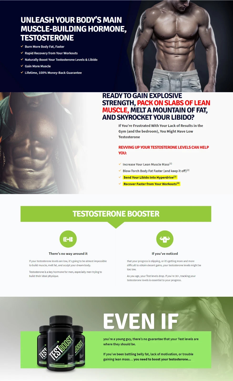 TEST BOOST Max Sculptnation Build Muscle Men Fat Weight Loss – New & Sealed