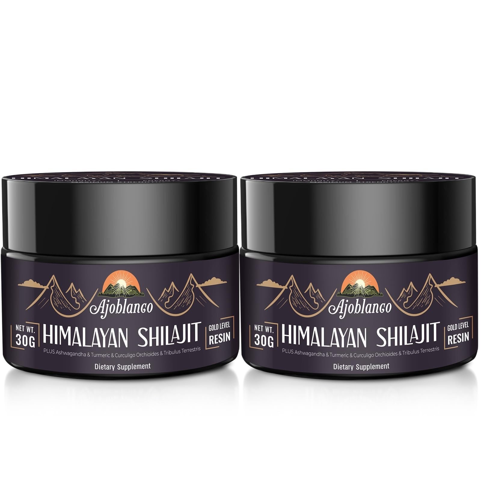 Ajoblanco 600mg Shilajit Pure Himalayan Organic Resin – Energy & Immunity