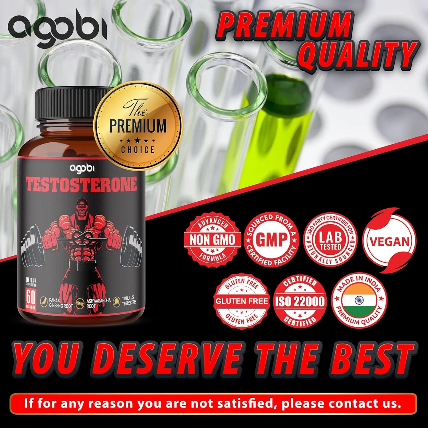 Legal STEROID ANABOLIC Pills BULKING Testosterone Booster MUSCLE GROW, 11 Herbs