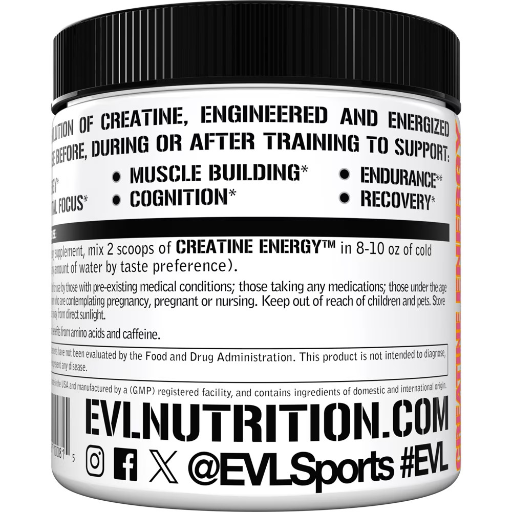 Creatine Energy – Supports Muscle Growth, Boosts Energy, Endurance & Cognition –