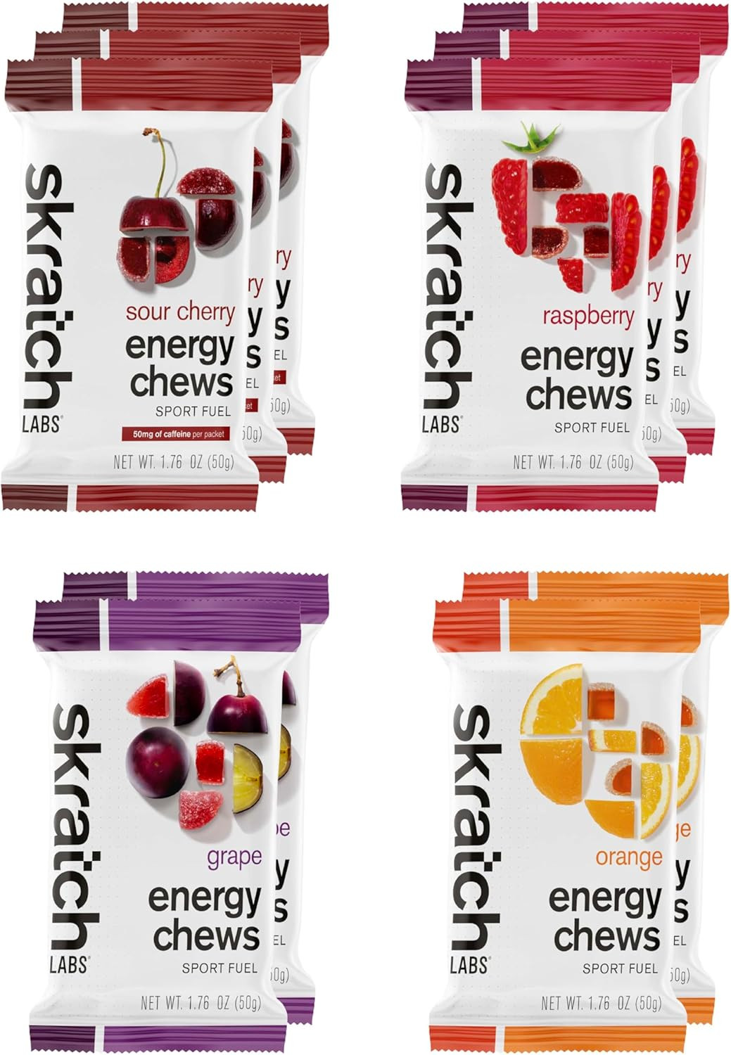 Energy Chews | Gummies for Running, Cycling & Endurance Quick Carbs for Athletes