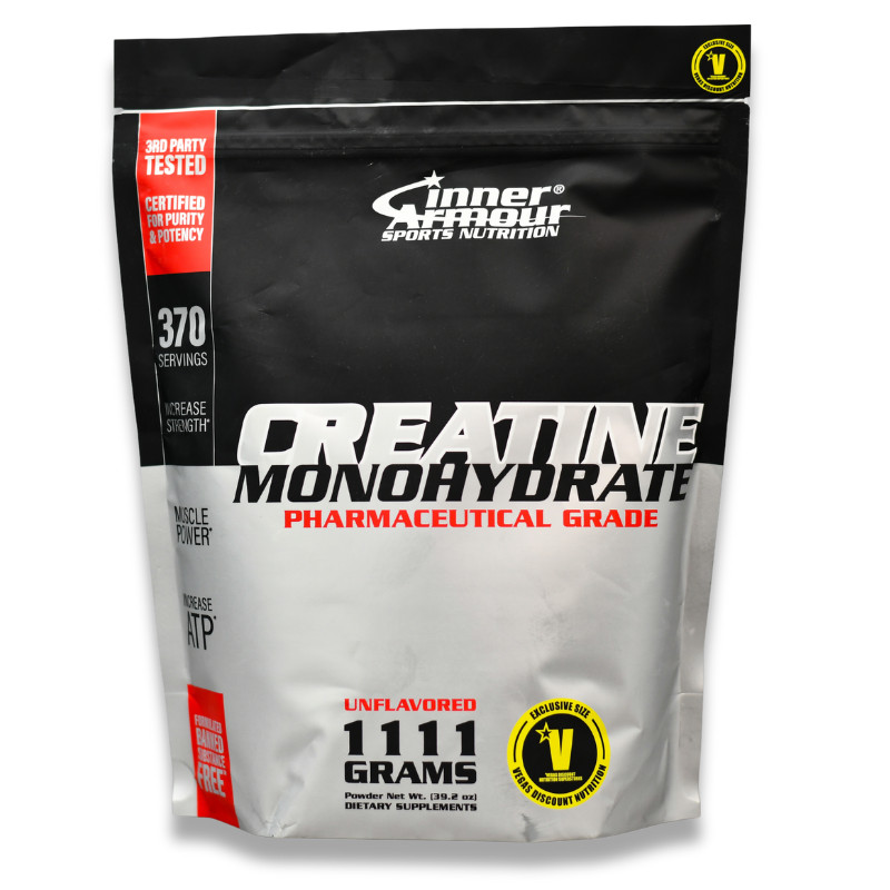 INNER ARMOUR CREATINE MONOHYDRATE 1111G 1KG UNFLAVORED PHARMA GRADE 370servings