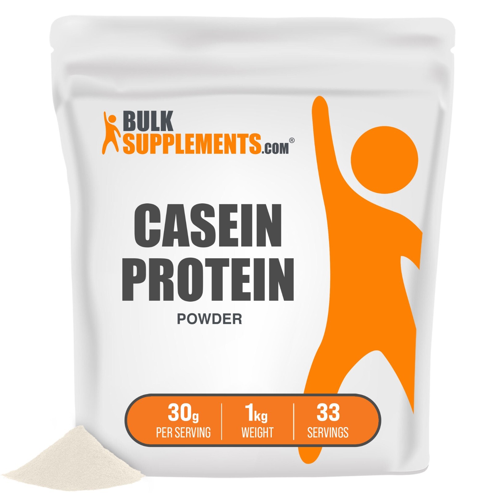 BulkSupplements Casein Protein Powder – Low Carb Protein Powder