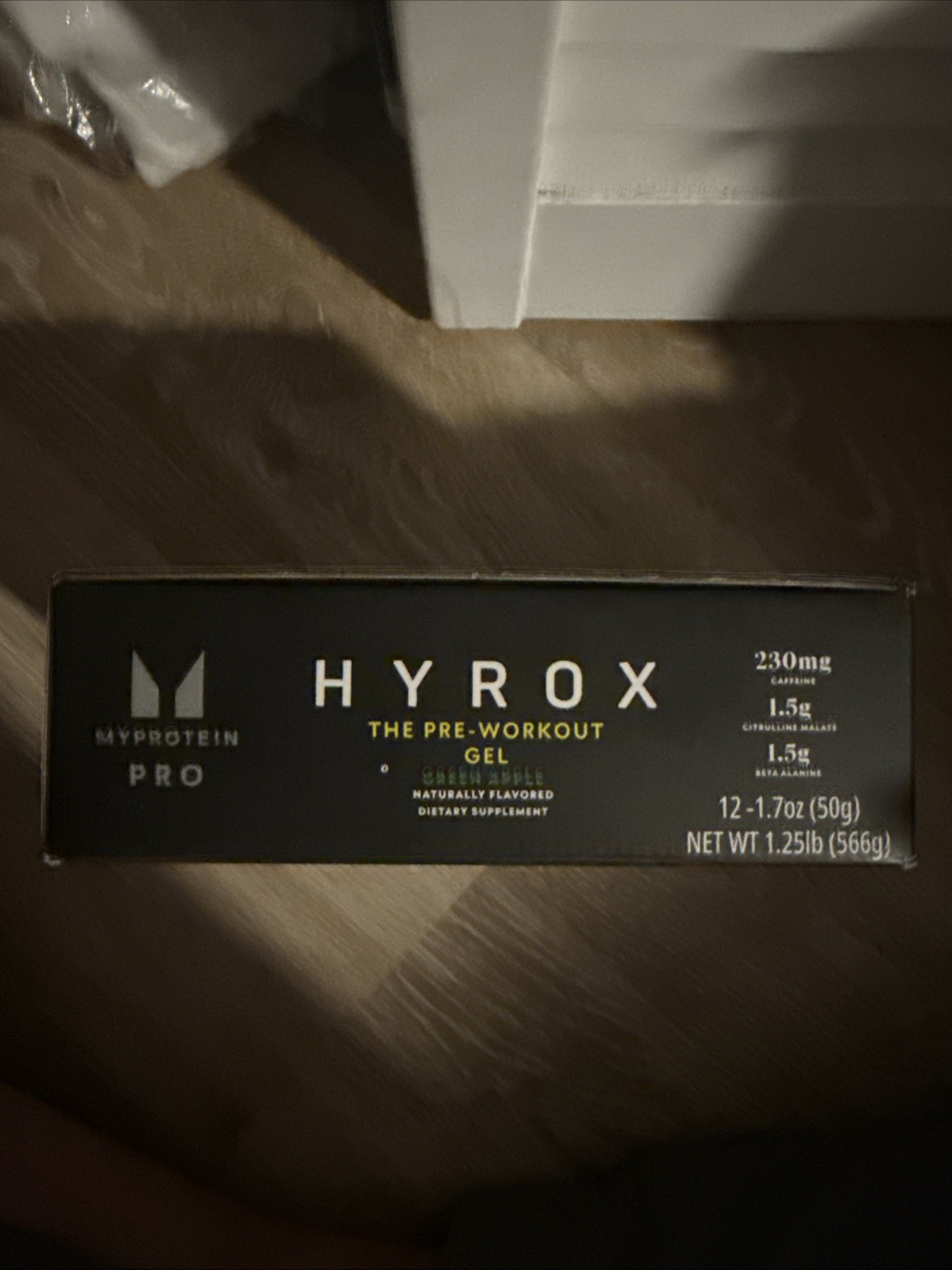 MYPROTEIN HYROX THE PRE-WORKOUT GEL 12-Count Lot (1.7oz each)