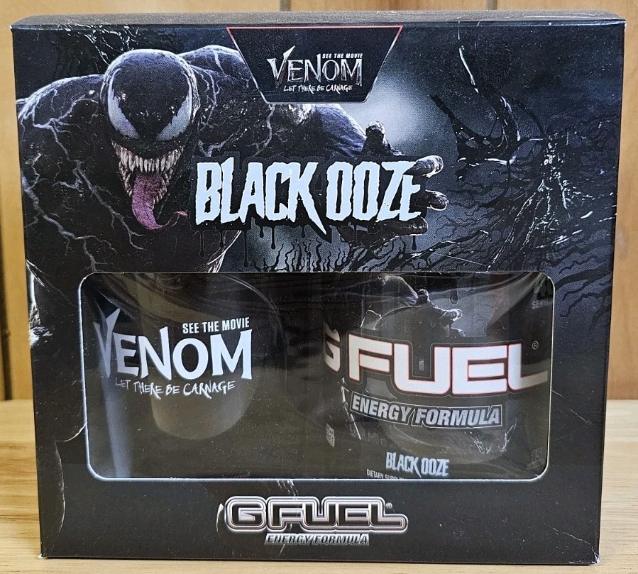 GFuel Black Ooze Collectors Box Venom Brand New!