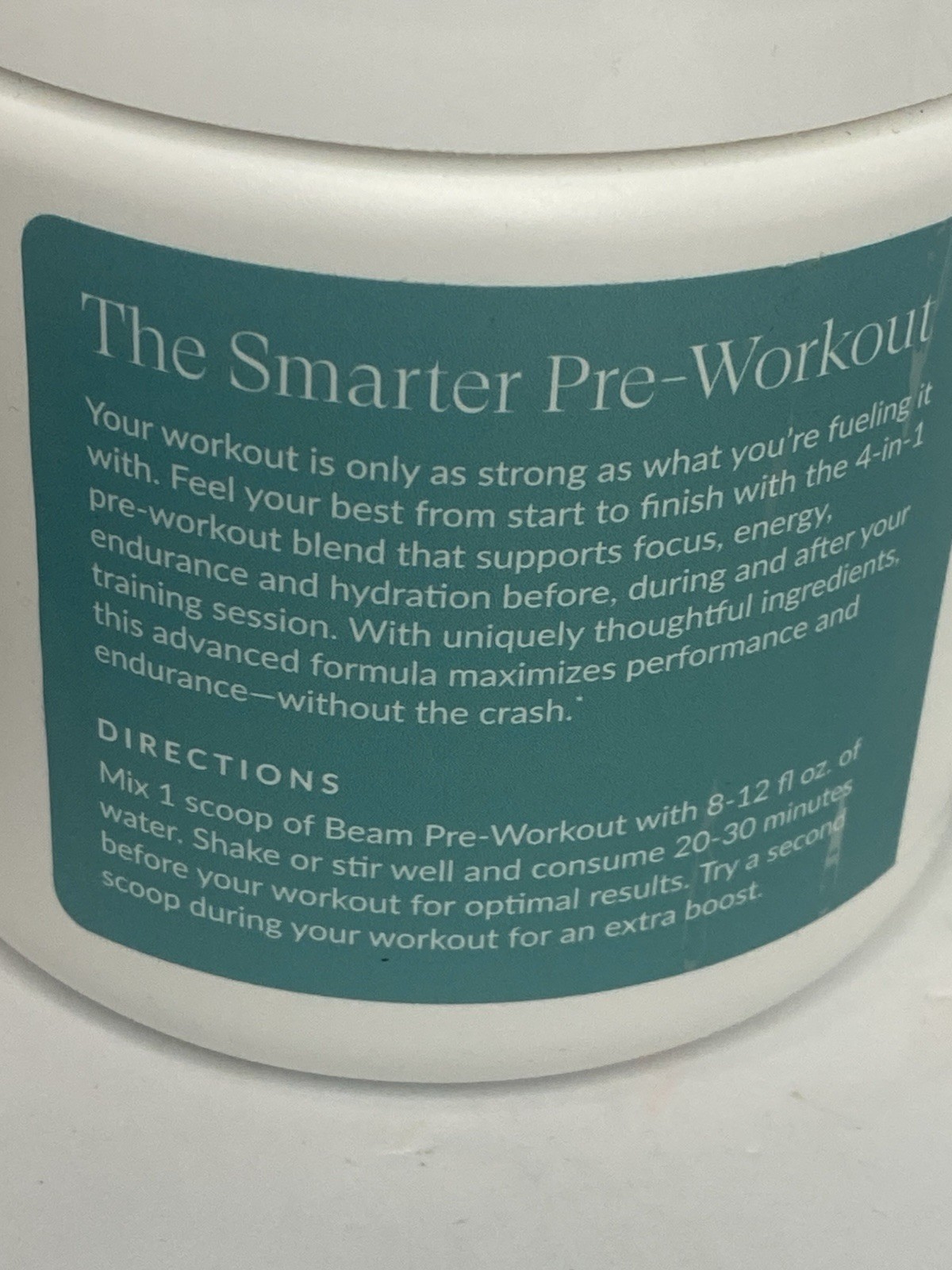 Lot Of 2 beam Pre-Workout, Blue Raspberry, 6.84 oz (194 g)