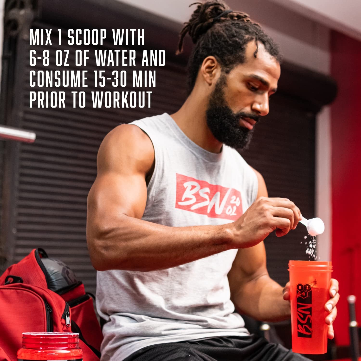 Pre Workout Powder – Razzle Dazzle Flavor, 24 Servings, 8g L-Citrulline, Energy