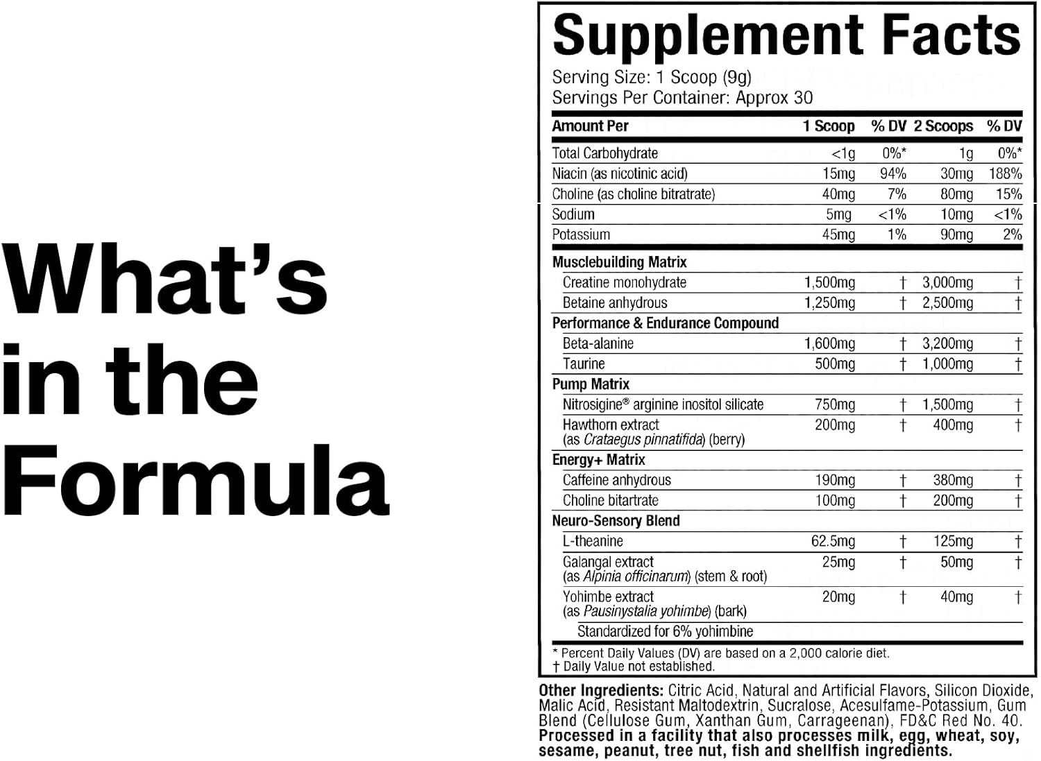 Vapor X5 Pre-Workout Powder – Blue Razz Freeze, 30 Servings of Intense Energy