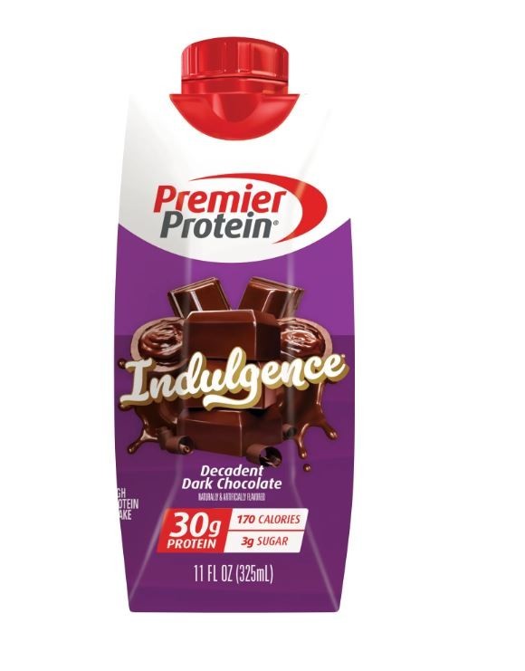 Premier Protein Indulgence Protein Shake, Decadent Dark Chocolate, 30g Protein,