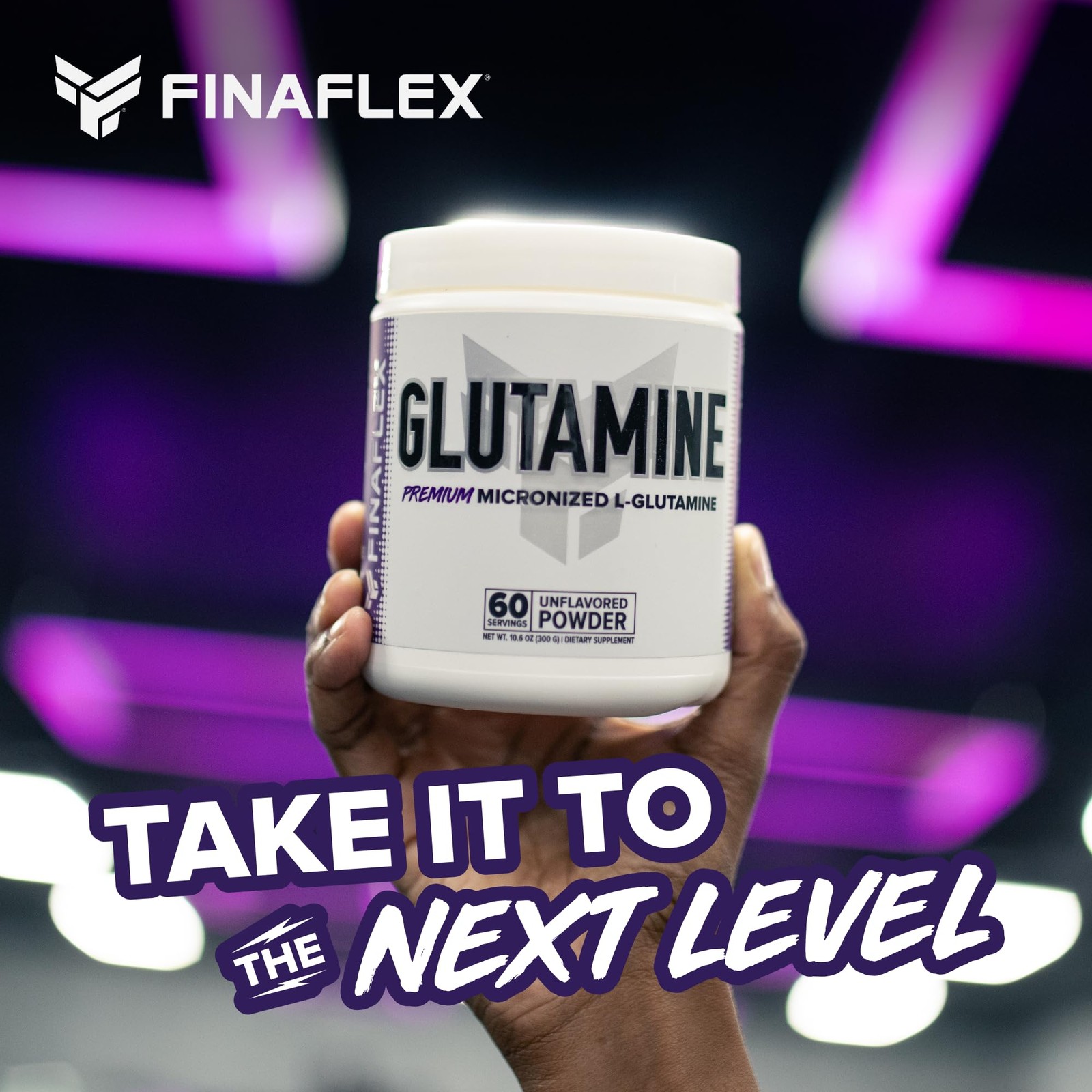 FINAFLEX PURE GLUTAMINE, Unflavored 1.1 lb.. Ultimate Muscle Recovery Powde…