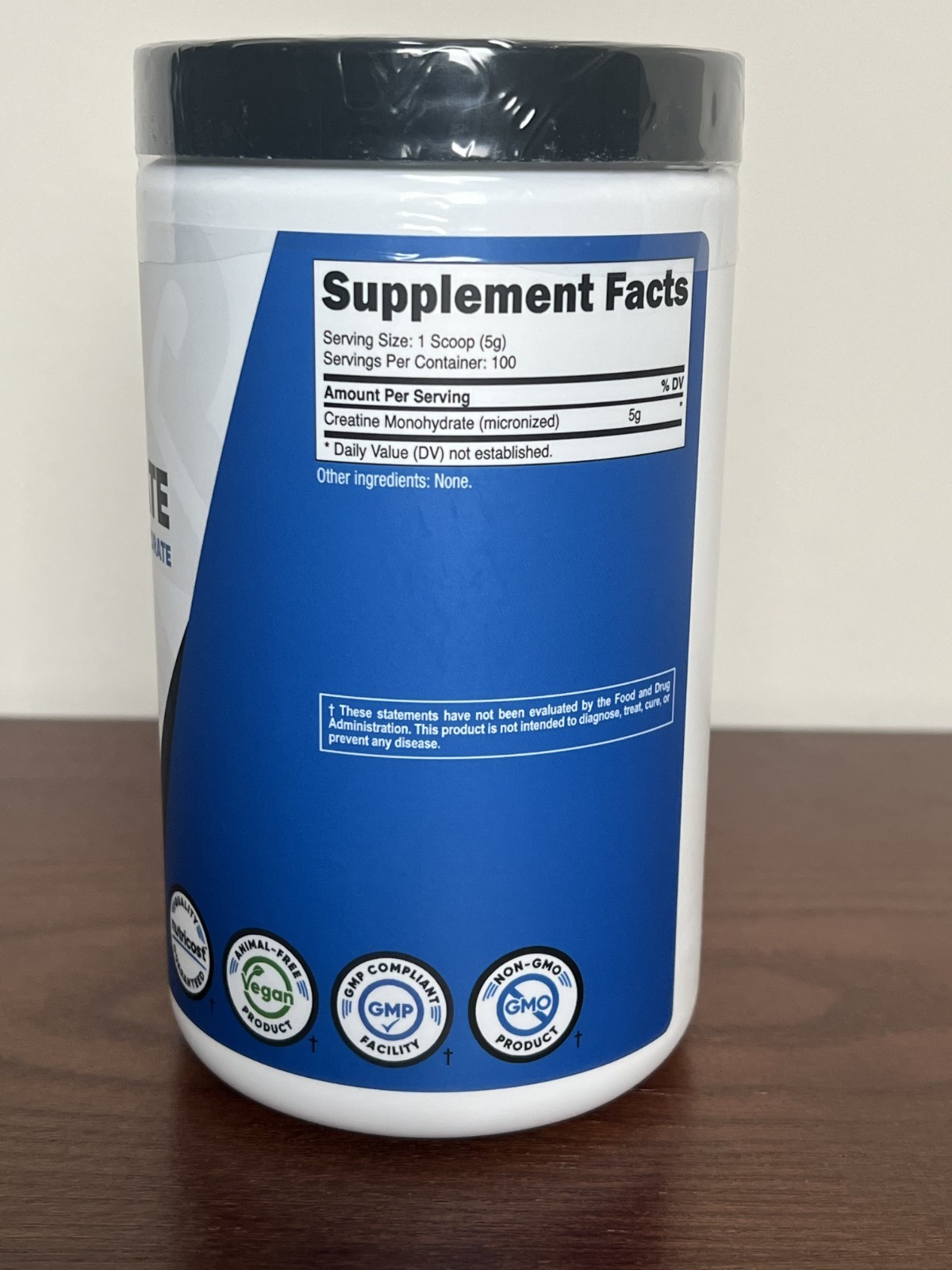 Nutricost Performance Creatine Monohydrate Unflavored Powder 17.9oz EXP:01/28