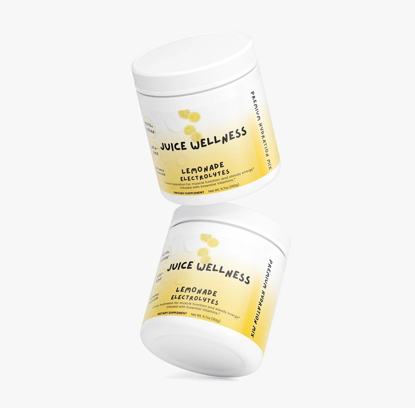 JUICE ELECTROLYTES Lemonade-zero sugar, Keto, non-GMO, B Vitamins