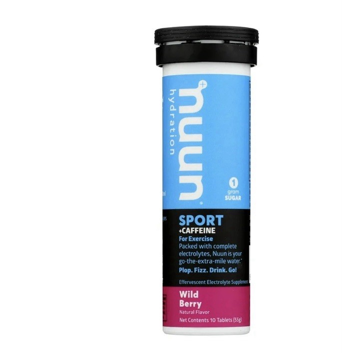 Nuun Energy Electrolyte Drink Tablets Berry Blast & Fresh Lime Hydration Boost