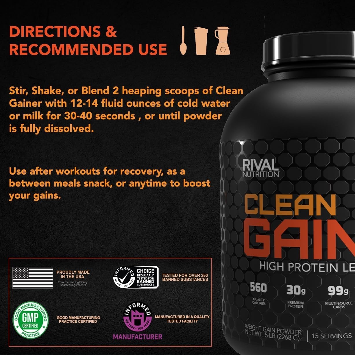 Chocolate Fudge Clean Gainer Protein 5lb – Muscle Repair