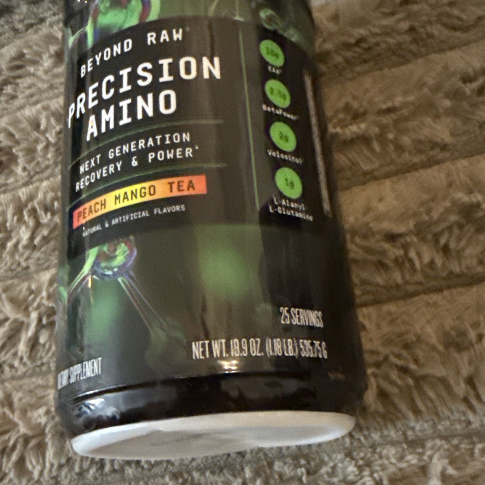 Beyond Raw Precision Amino 25 Servings BCAAs EAAs Muscle Recovery Flavors