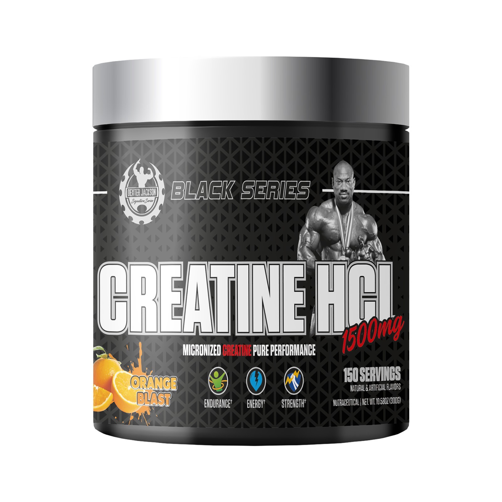 Dexter Jackson Black Series, Micronized Creatine HCL 1500 MG 150 Servings