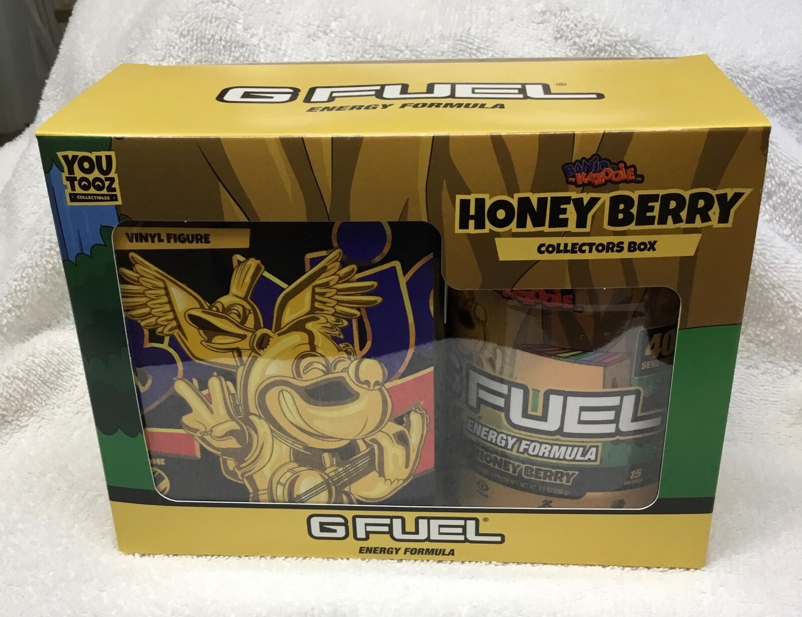 GFUEL – *NEW* Limited Edition Banjo-Kazooie Youtooz Honey Berry Collectors Box