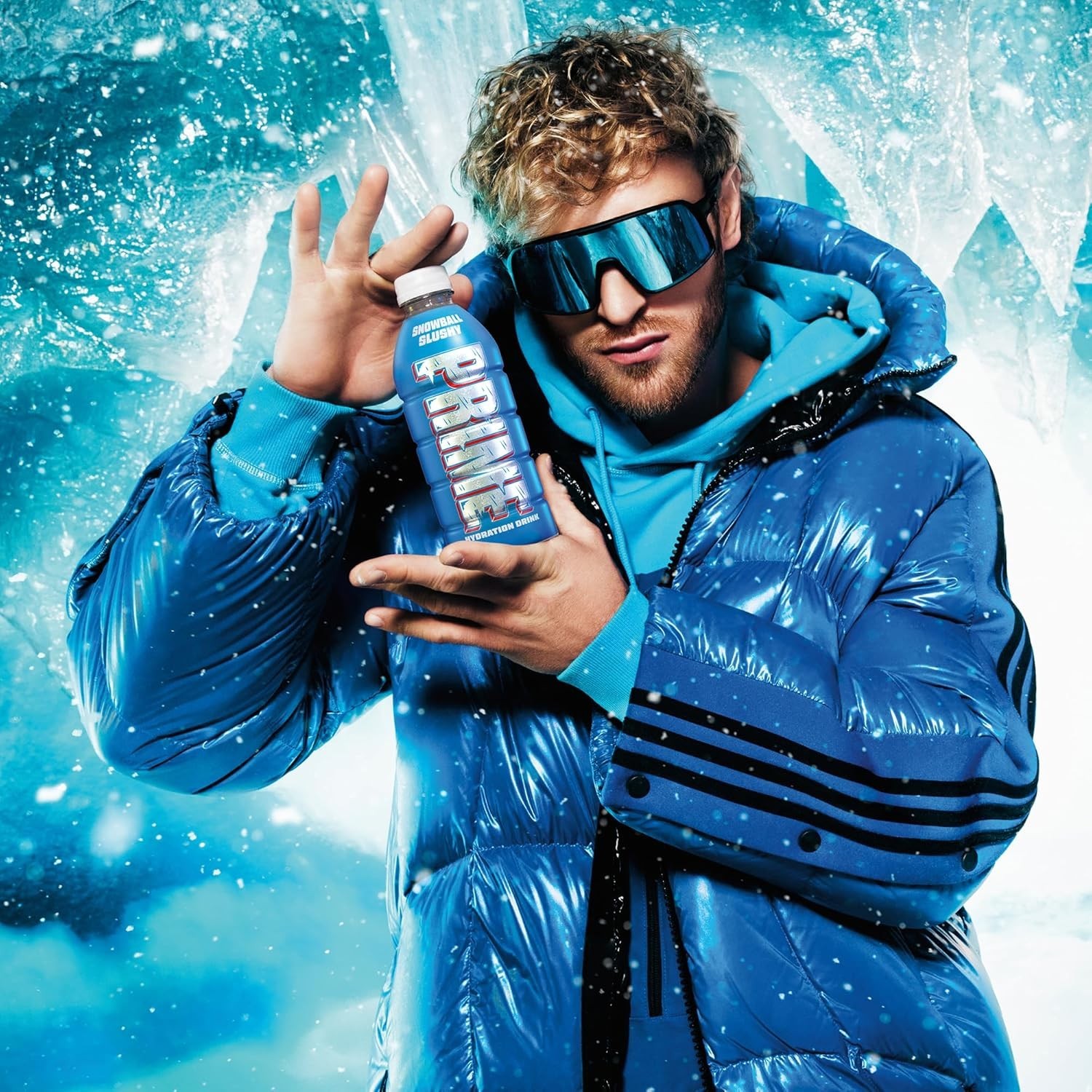 PRIME Hydration, Sports Drinks, Snowball Slushy 16.9 Fl Oz, 12 Pack