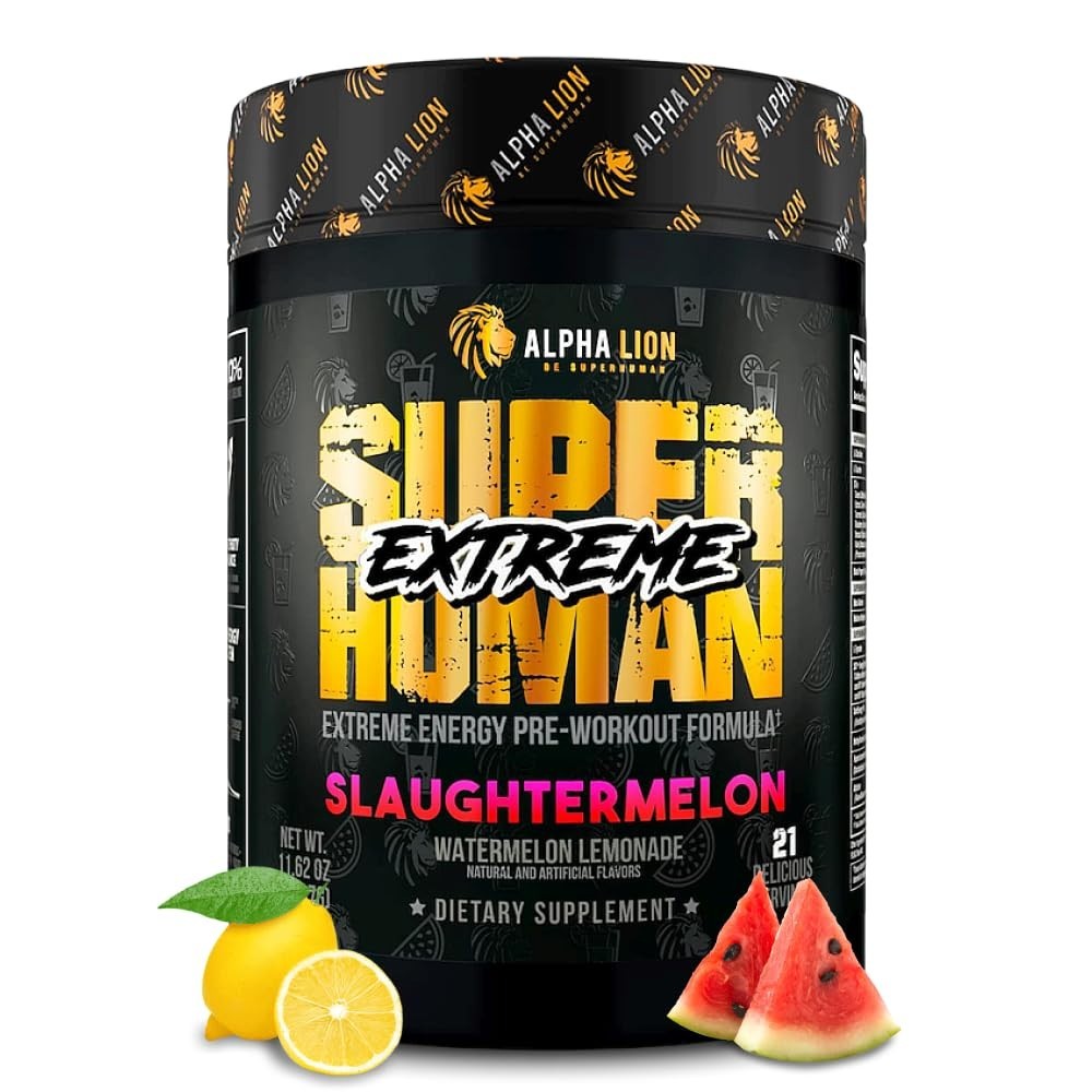 Extreme High Stim Pre Workout Powder – Beta Alanine, L-Taurine, 356mg Caffeine,
