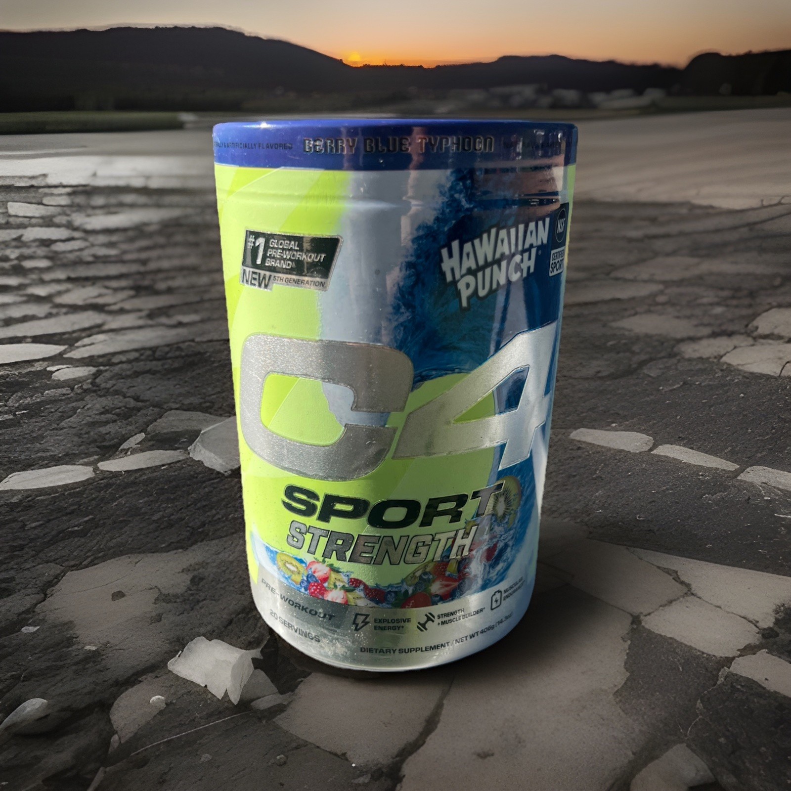 Cellucor C4 Sport Strength Pre Workout Powder – Hawaiian Punch Blue,
