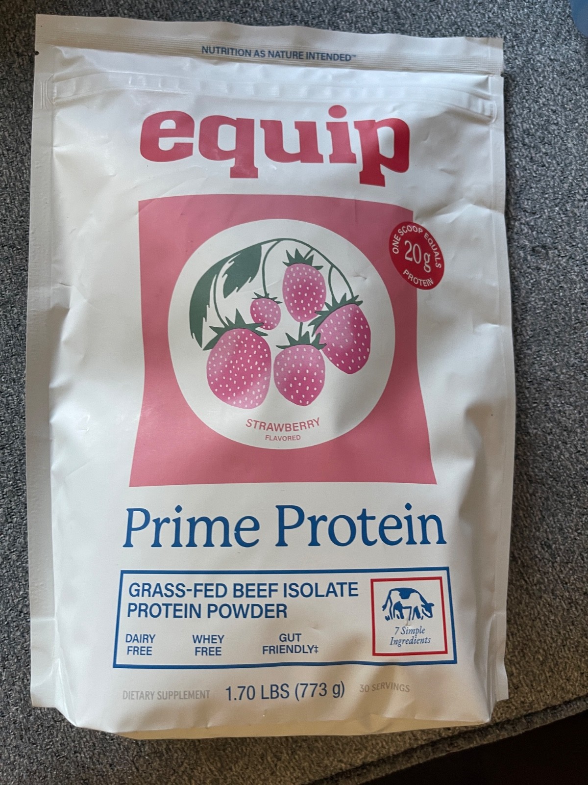 (FREE SHIPPING) Equip Prime Protein Grass-Fed Beef Isolate Powder