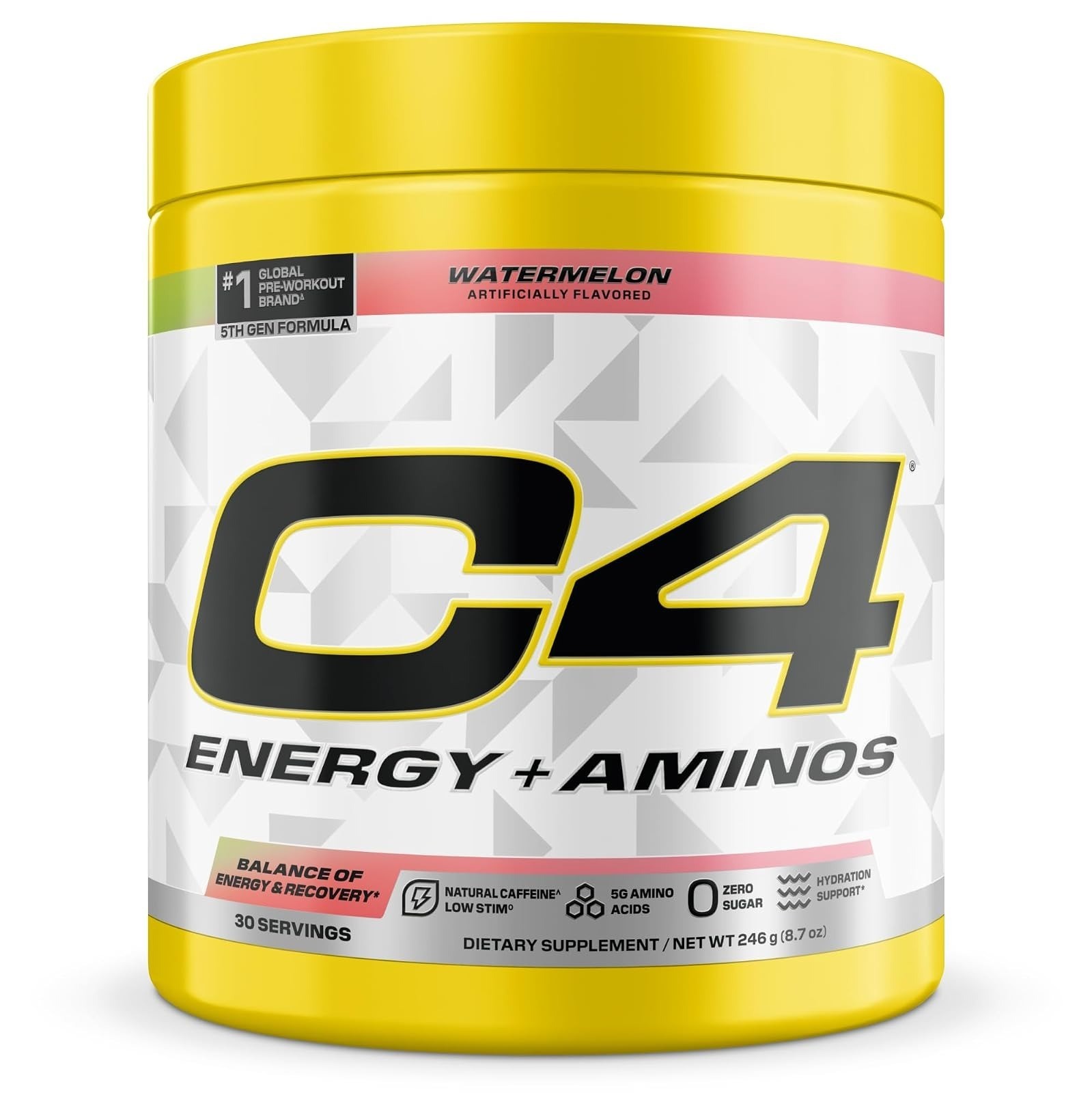 C4 Energy + Aminos Powder Jolly Rancher Cherry – 30 Servings
