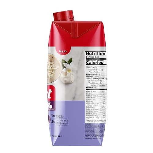 Slimfast Protein Shake Vanilla- 20G Protein Meal Replacement Shake Ready To