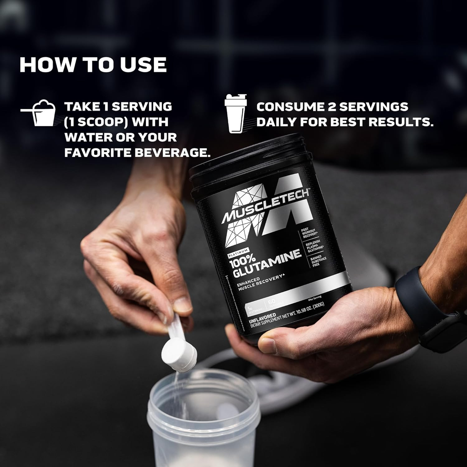 100% L-Glutamine Powder for Enhanced Muscle Recovery – Pure L Glutamine Muscl…
