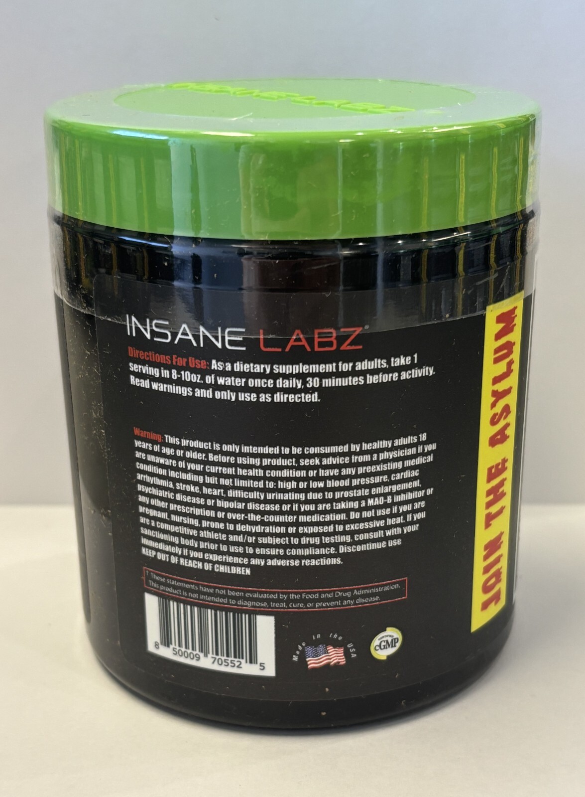 Insane Labz Creatine Craig Fruit Punch 30 Servings