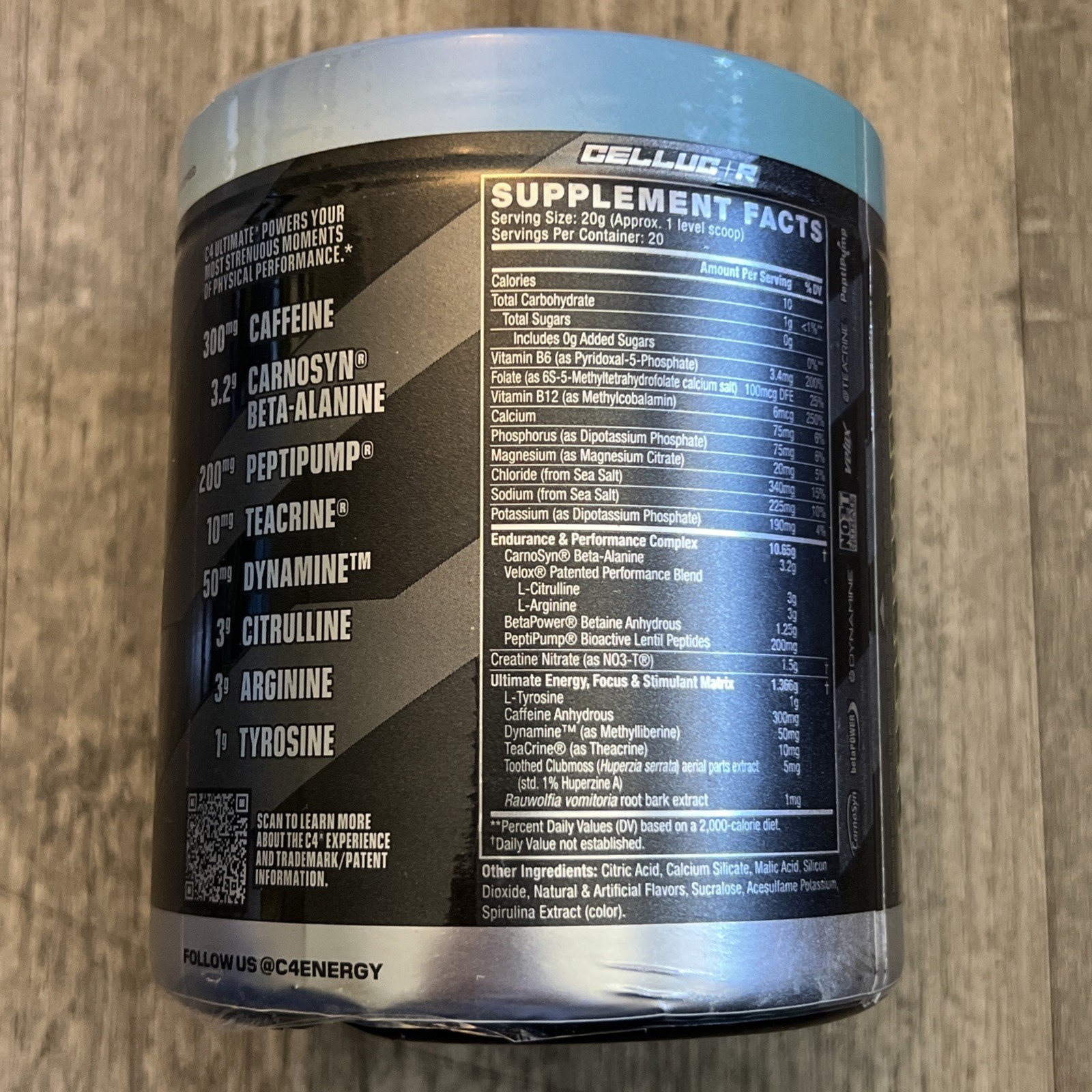 C4 Ultimate Pre-Workout Frozen Bombsicle 14.1 oz (400 g) Energy Supplement 05/26