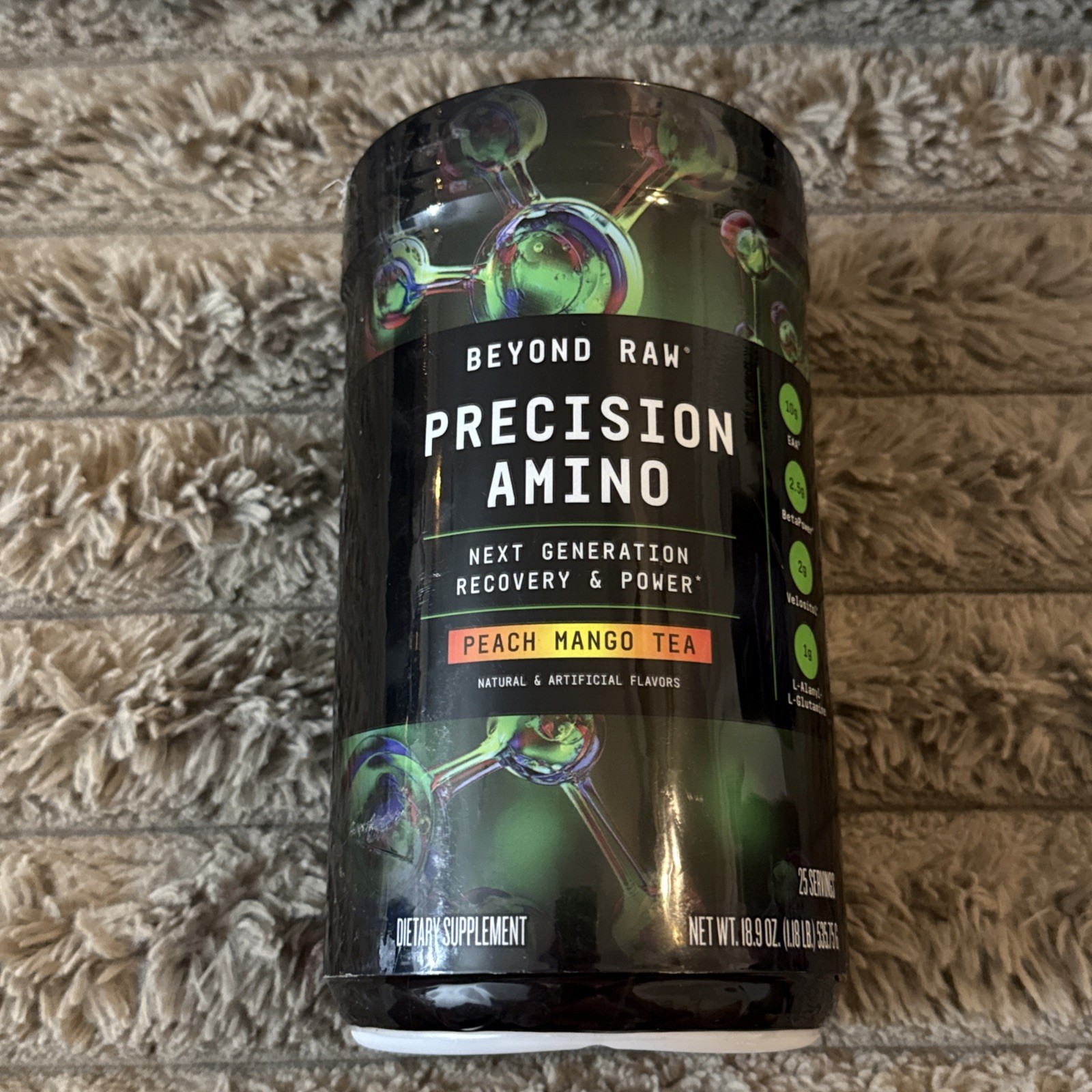 Beyond Raw Precision Amino 25 Servings BCAAs EAAs Muscle Recovery Flavors