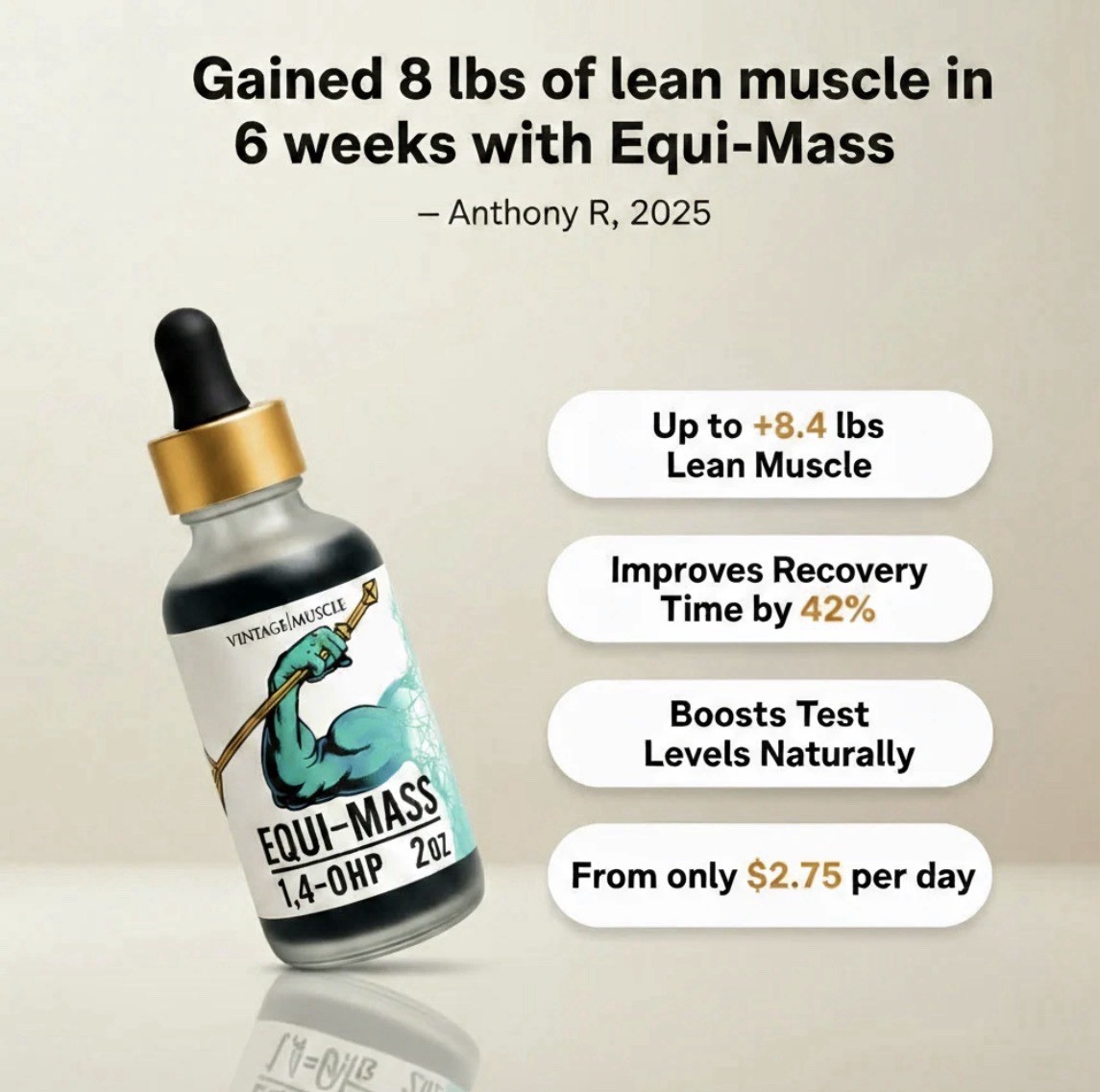 Equimass 2 Step Precurs. 2 BoldenoneEquipose Mass Gainer By Vintage Muscle💪🌊🔱