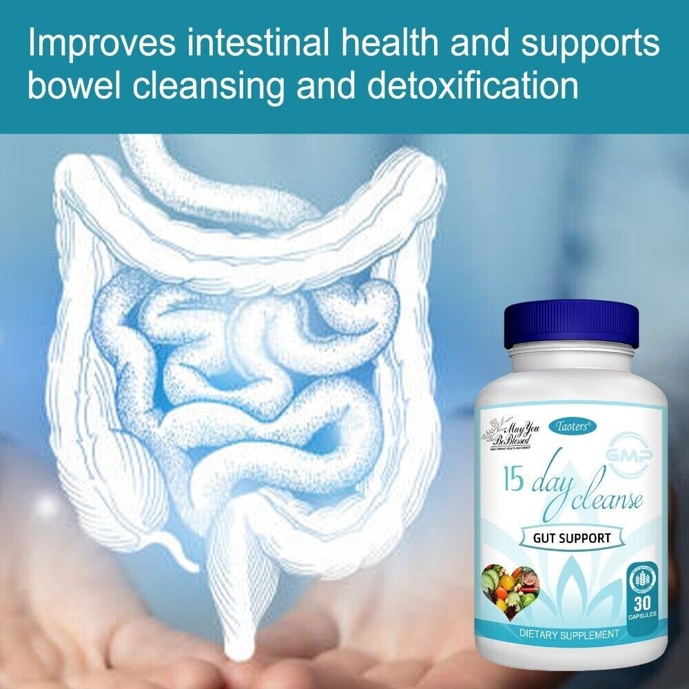 15 Day Cleanse – Gut & Colon Support | Unisex | 30 Capsules