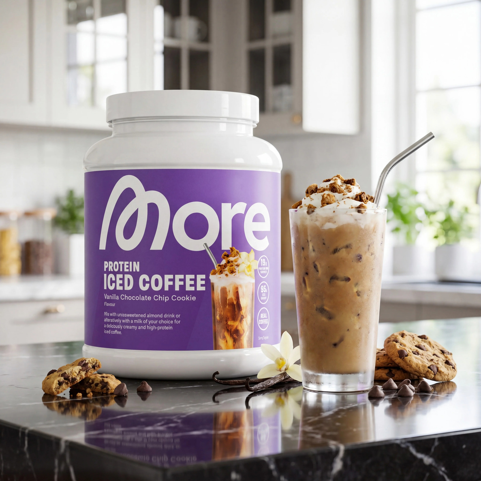 More Nutrition Protein Iced Coffee – 14 Varieties | 500g / 2kg | NEW & BOXED
