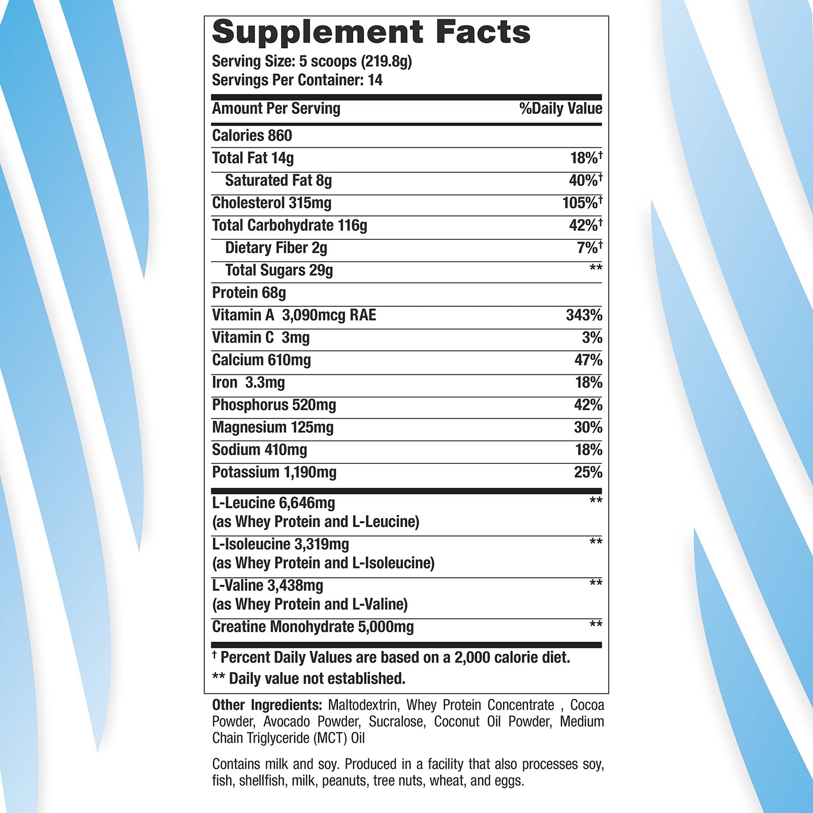 G6 Sports Nutrition Mass Pro High Protein Mass Gainer