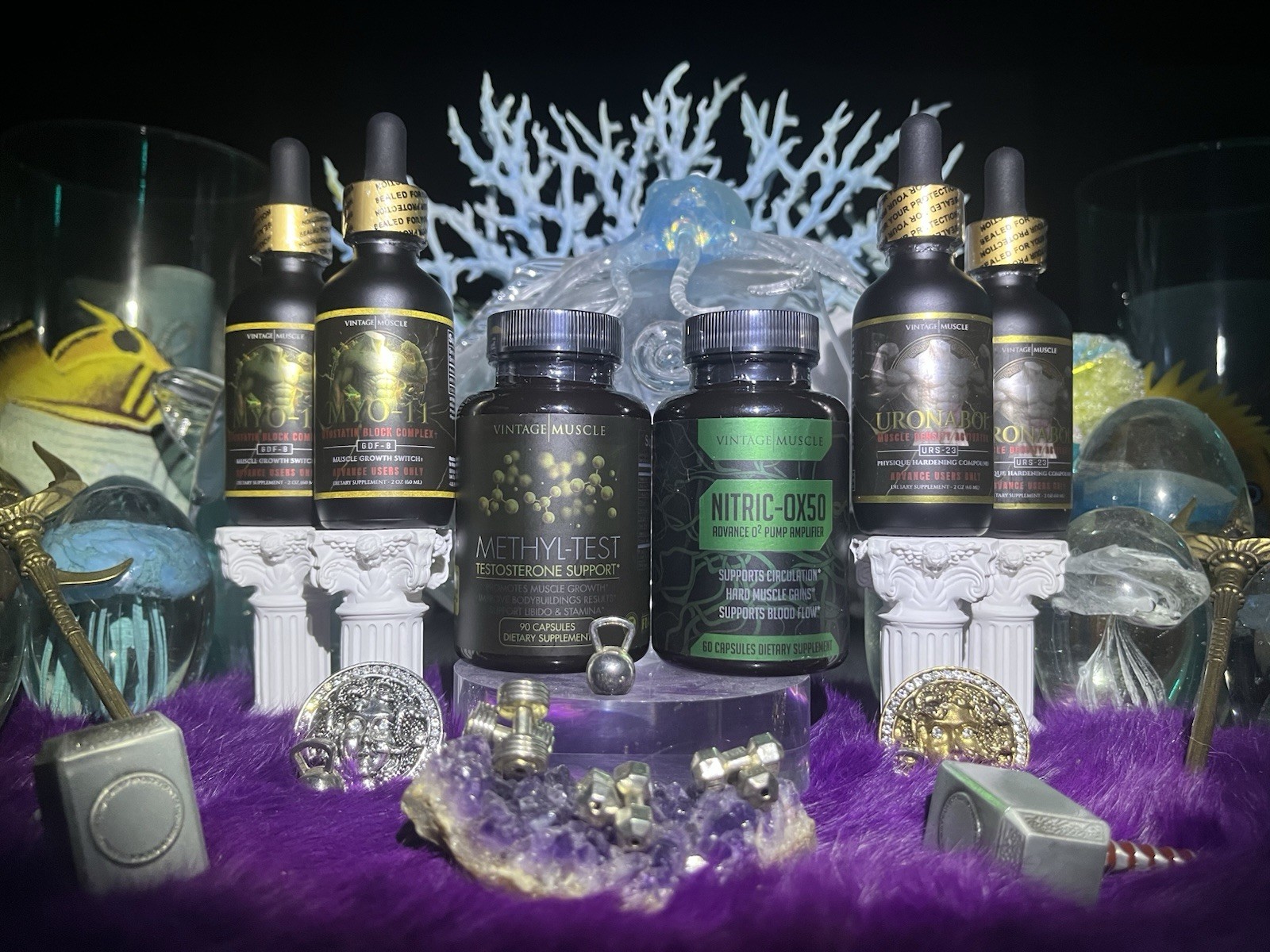 Elite Tier 8Week Non Suppressive Cycle Bundle Deal By Vintage Muscle💪🏛️🧪⚡️⚒️