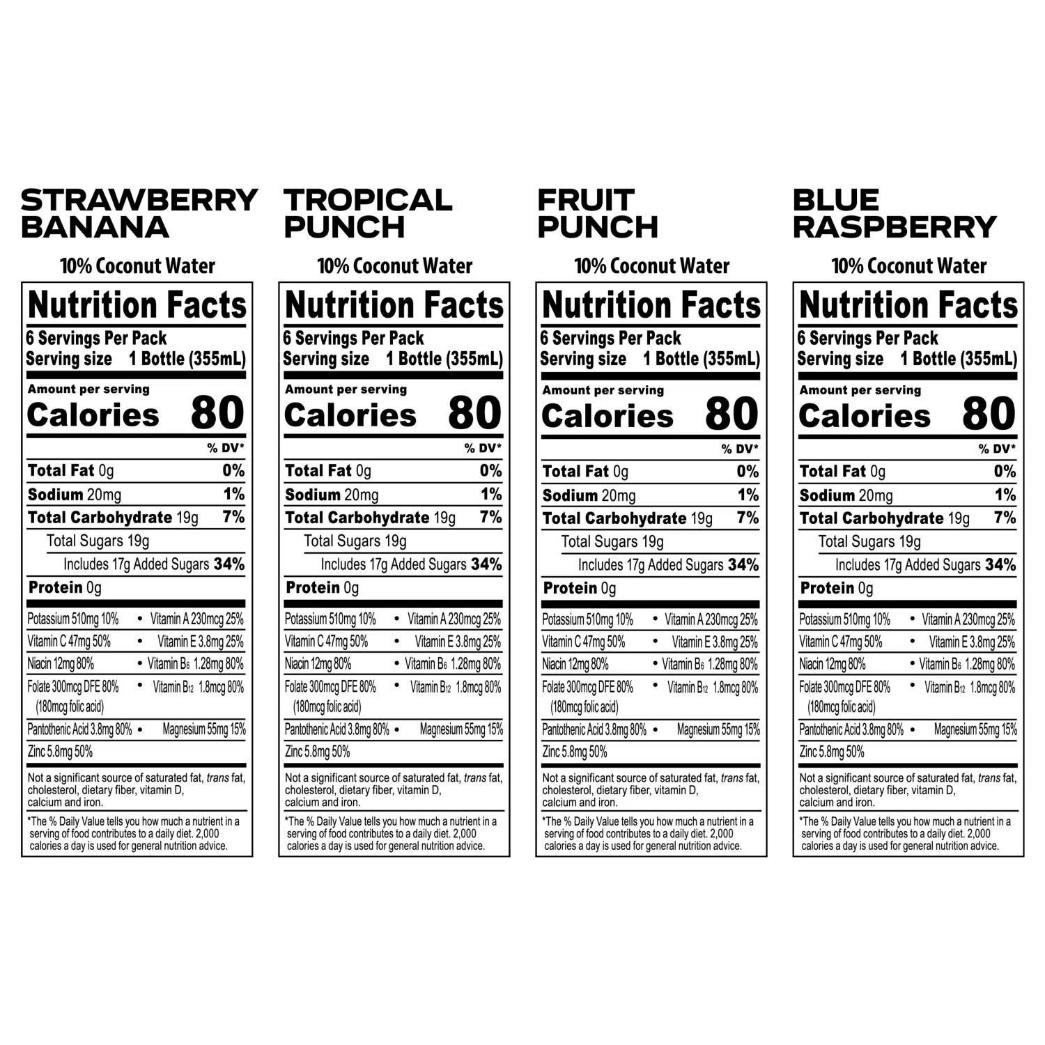 BODYARMOR Sports Drink Variety Pack, 12 fl. oz., 24 pk.