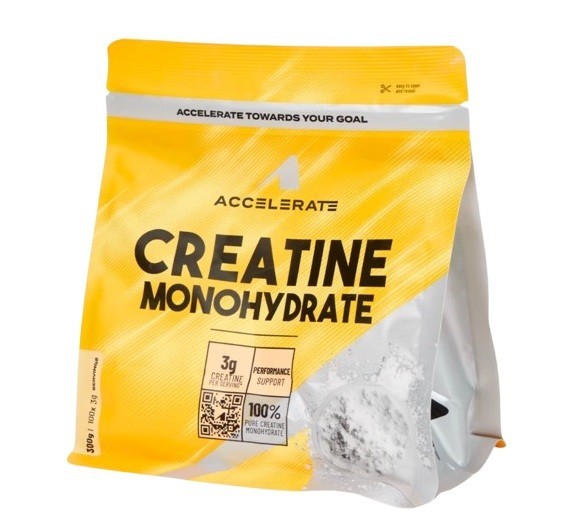 Accelerate Creatine Monohydrate 300g 100% Pure Creatine Powder Pre-Workout