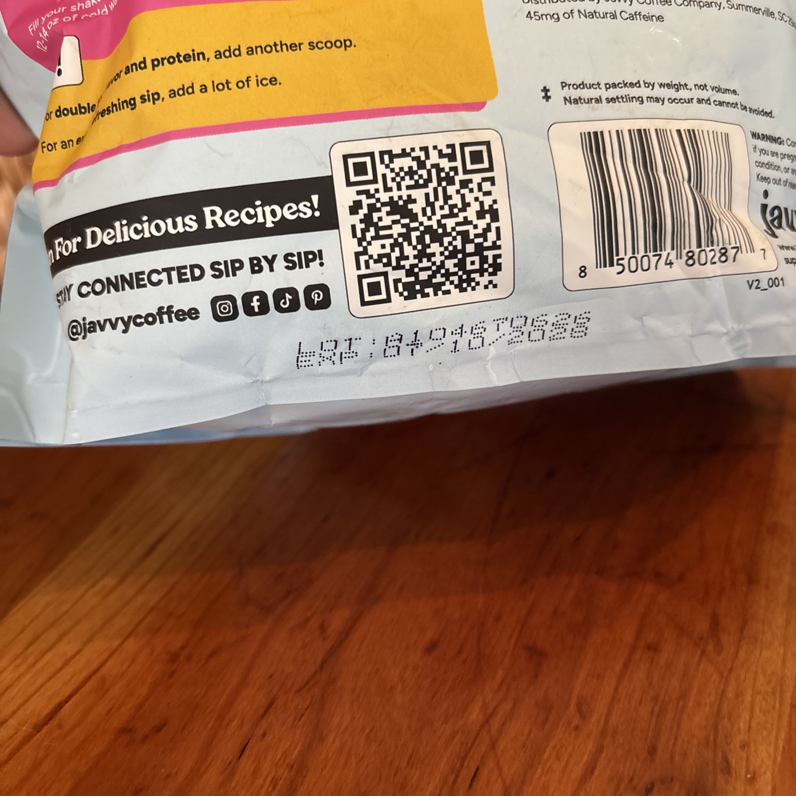 Javvy Refresher Strawberry Lemonade 12.7oz