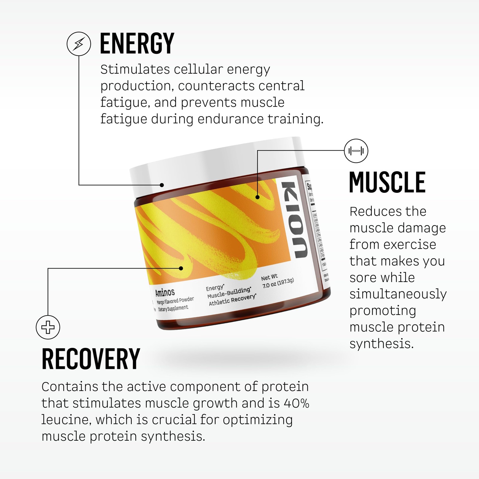 Kion Aminos Essential Amino Acids Supplement Amino Acid Powder, Amino Energy…