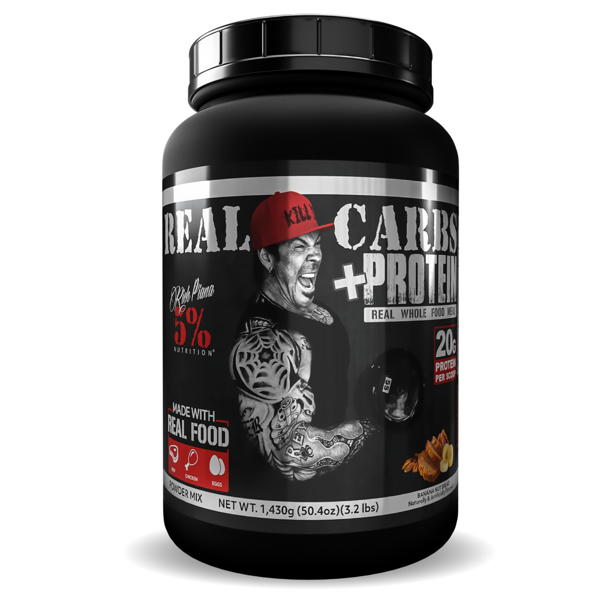 5% Nutrition REAL CARBS + PROTEIN Meal Replacement Food, 22 Servings PICK FLAVOR
