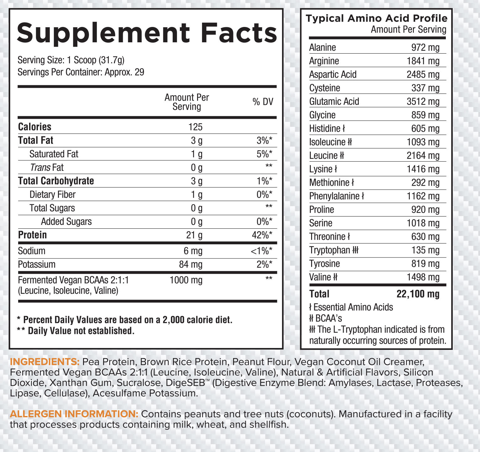 Core Nutritionals VEGAN Plant-Based Protein Blend – 29 Servings – ALL Flavors