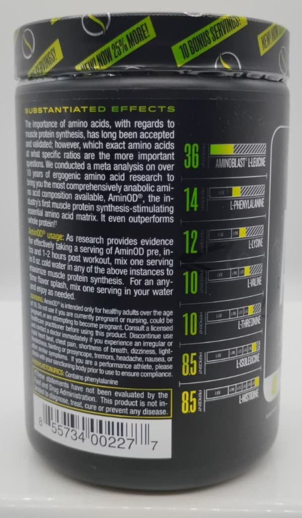 Purus Labs Everyday Amino BCAA| Muscle Hydration 40 Serving – Strawberry Limeade