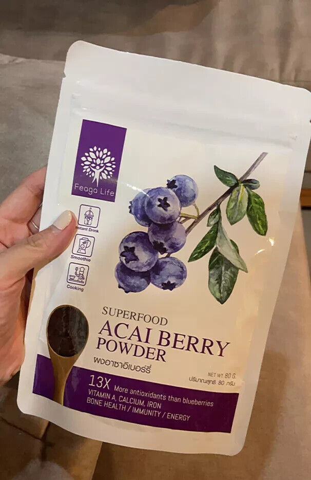 Acai Berry Powder Freeze-dried Superfood Powder For beautiful skin 80g