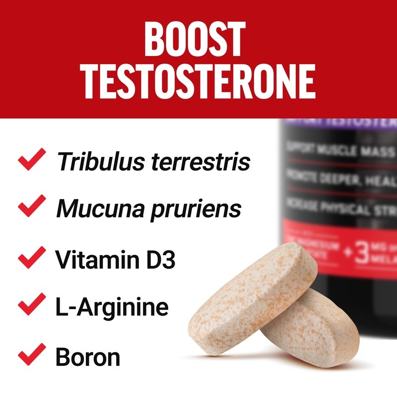Test X180 PM Testosterone Booster Men Sleep Support Muscle Recovery 120 Tablets