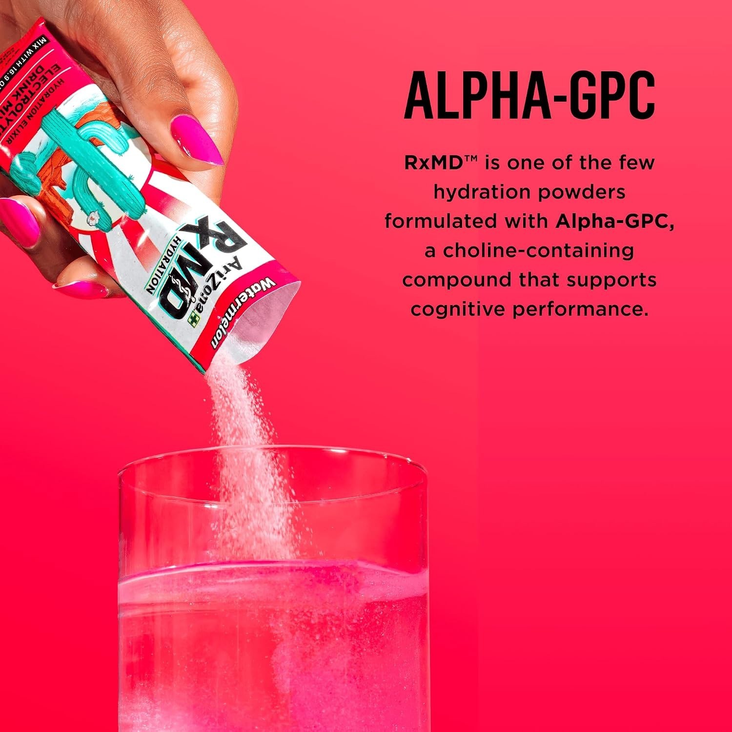 Electrolyte Replacement Powder – Watermelon Flavor, 6 Convenient 0.45 oz Sticks