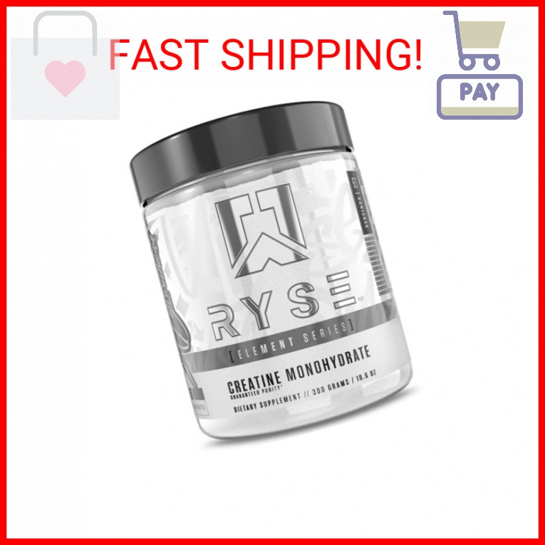 RYSE Creatine Monohydrate Powder – Unflavored – Supports Men & Women Lean Muscle