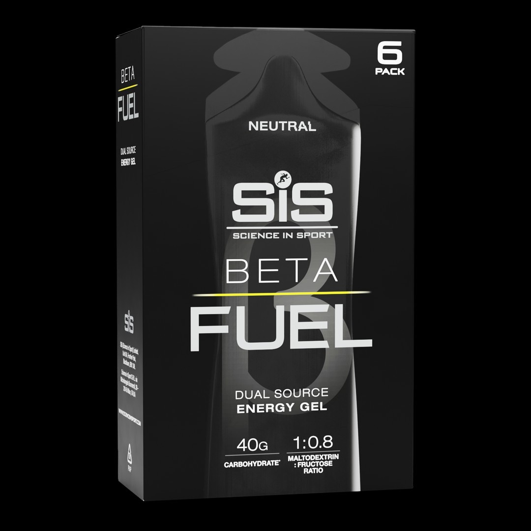 6 pack Science in Sport SiS Beta Fuel Dual-Source Energy Gels Neutral Unflavored