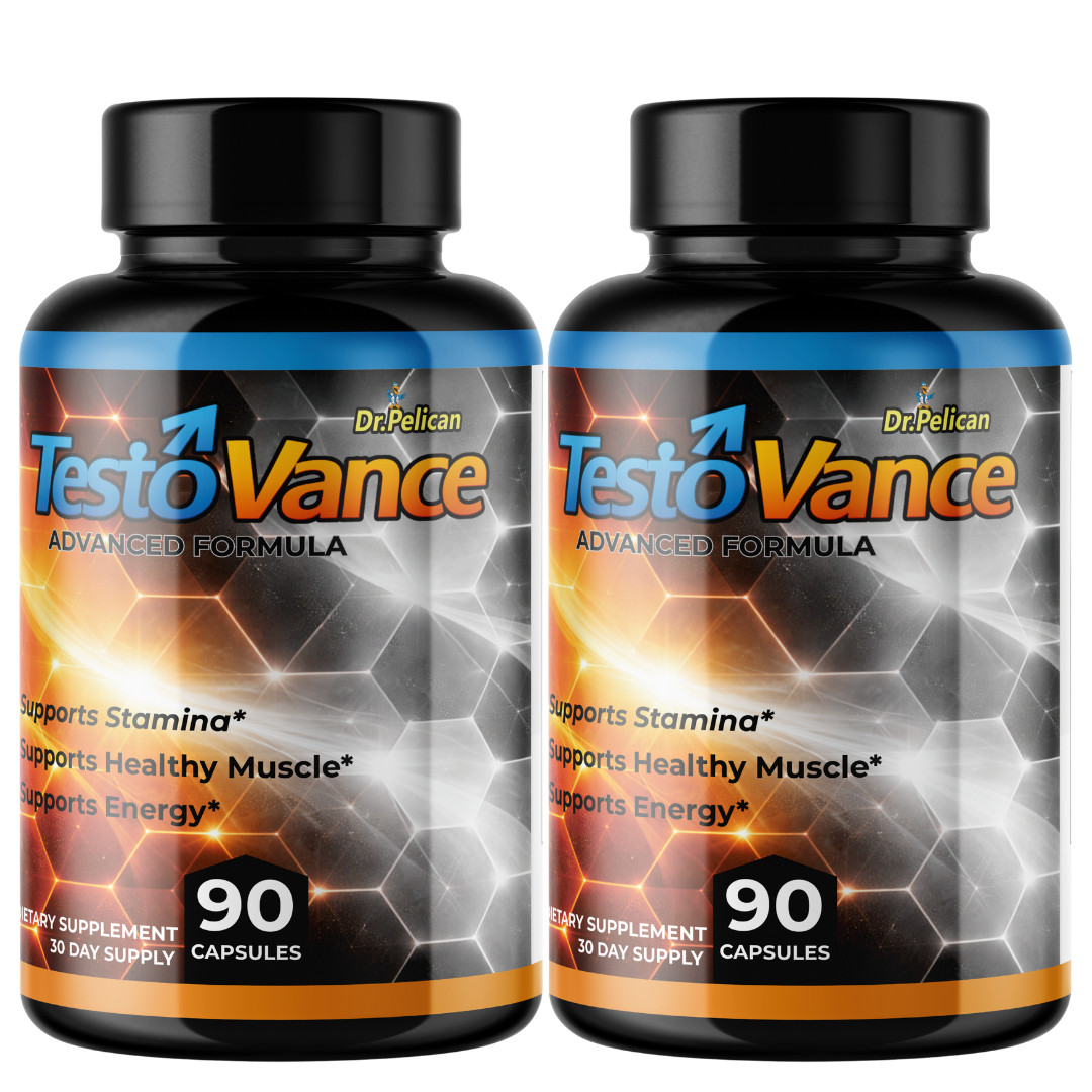 TestoVance- Bodybuilding & Men’s Health Support- 2 Bottles- 180 Capsules